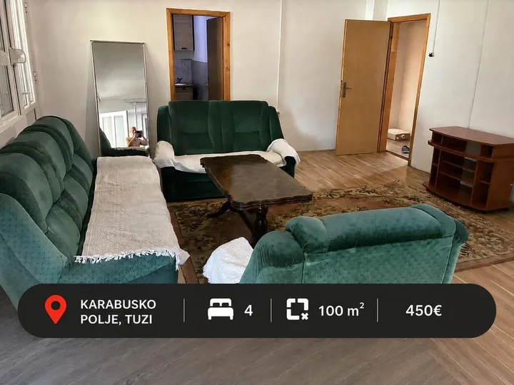 Izdaje se prostran četvorosoban stan